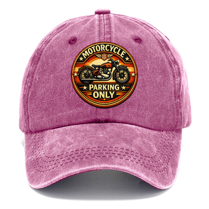 Motorcycle Parking Only - Classic Cap - Dusty Rose(Rose)