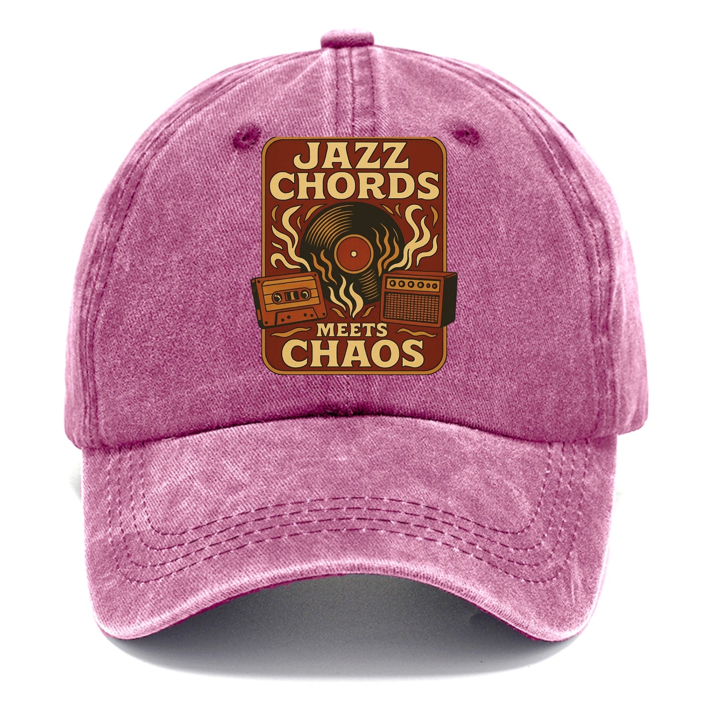 Jazz chords with hyperpop energy - "Jazz Meets Chaos" - unexpected fusion - Classic Cap - Dusty Rose(Rose)