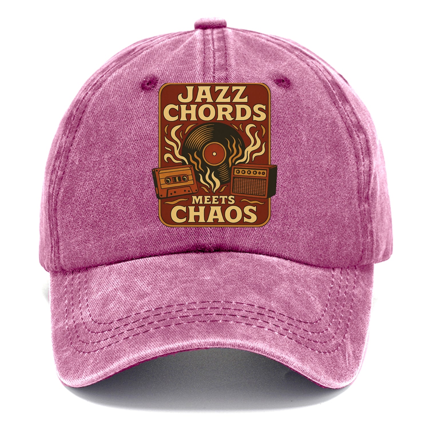 Jazz chords with hyperpop energy - "Jazz Meets Chaos" - unexpected fusion - Classic Cap - Dusty Rose(Rose)