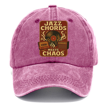 Jazz chords with hyperpop energy - "Jazz Meets Chaos" - unexpected fusion - Classic Cap - Dusty Rose(Rose)