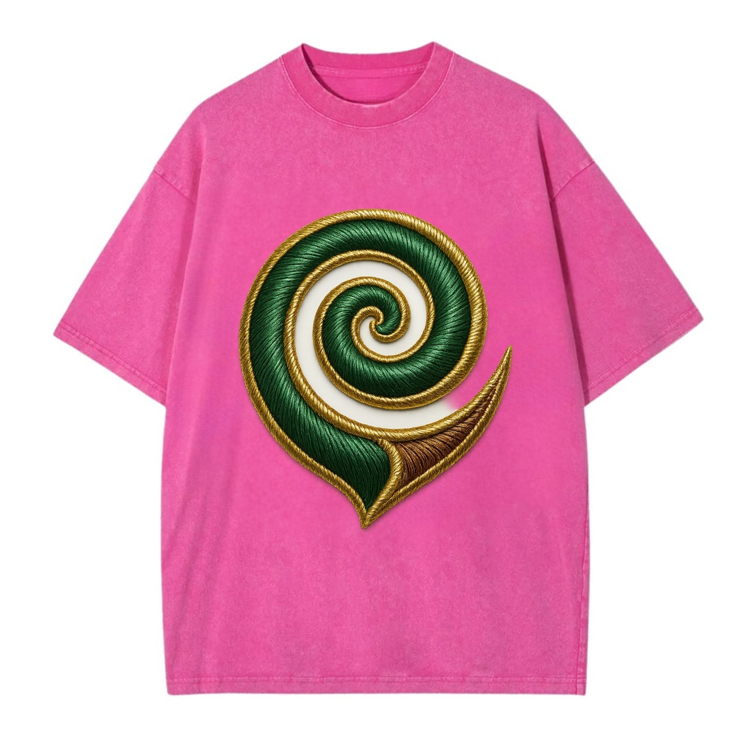 Maori Koru  - Vintage T-shirt - Dusty Rose(Rose)