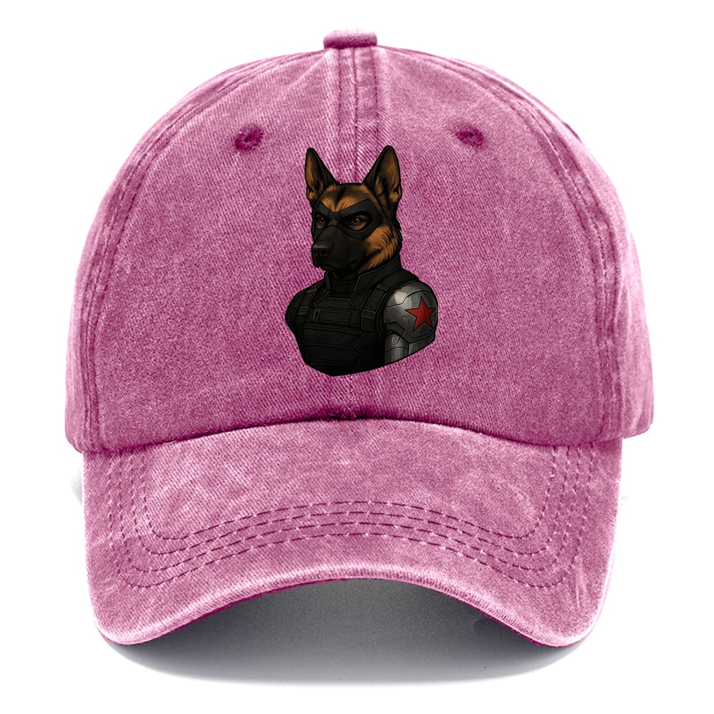 German Shepherd Winter Soldier  - Classic Cap - Dusty Rose(Rose)