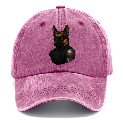 German Shepherd Winter Soldier  - Classic Cap - Dusty Rose(Rose)