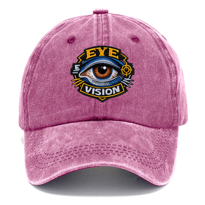 EYE VISION - anatomical eye in blue and brown , optometry - Classic Cap - Dusty Rose(Rose)