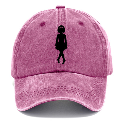 Irish step dancer traditional pose - Classic Cap - Dusty Rose(Rose)