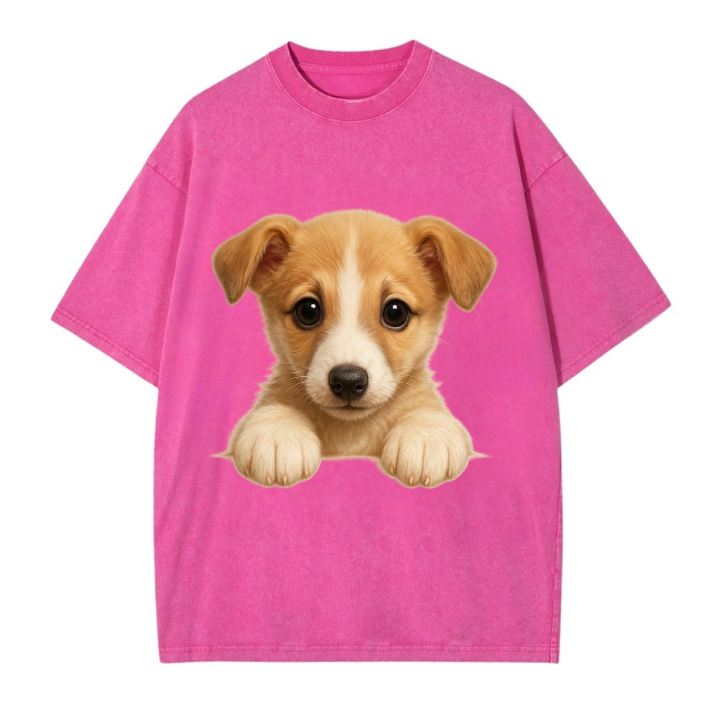 Whippet  - Vintage T-shirt - Dusty Rose(Rose)