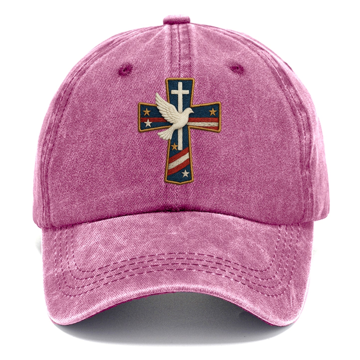 Dove and Cross  - Classic Cap - Dusty Rose(Rose)