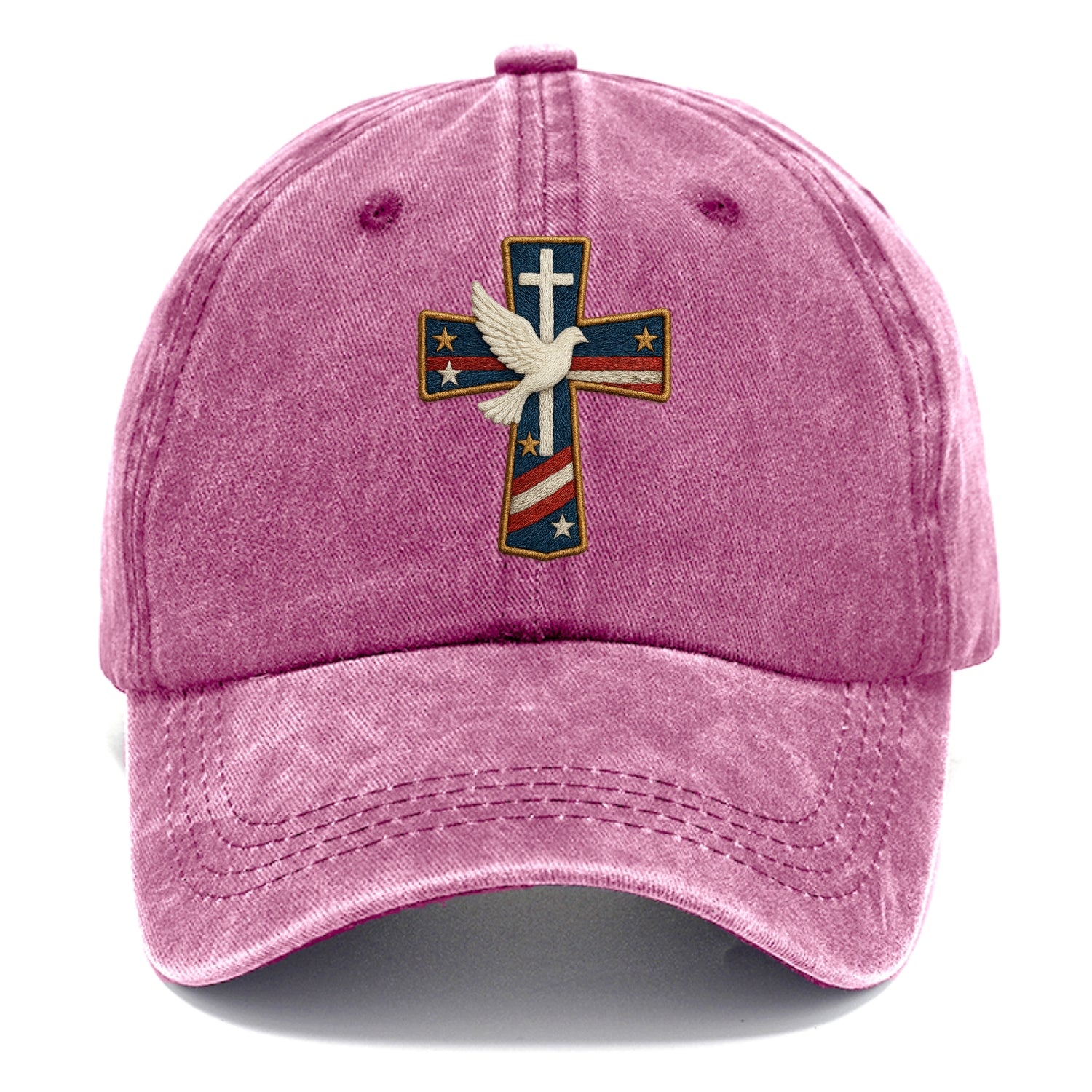 Dove and Cross  - Classic Cap - Dusty Rose(Rose)