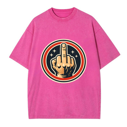 Defiant Spirit Emblem - Vintage T-shirt - Dusty Rose(Rose)