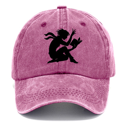 Reader lost in book moment - Classic Cap - Dusty Rose(Rose)