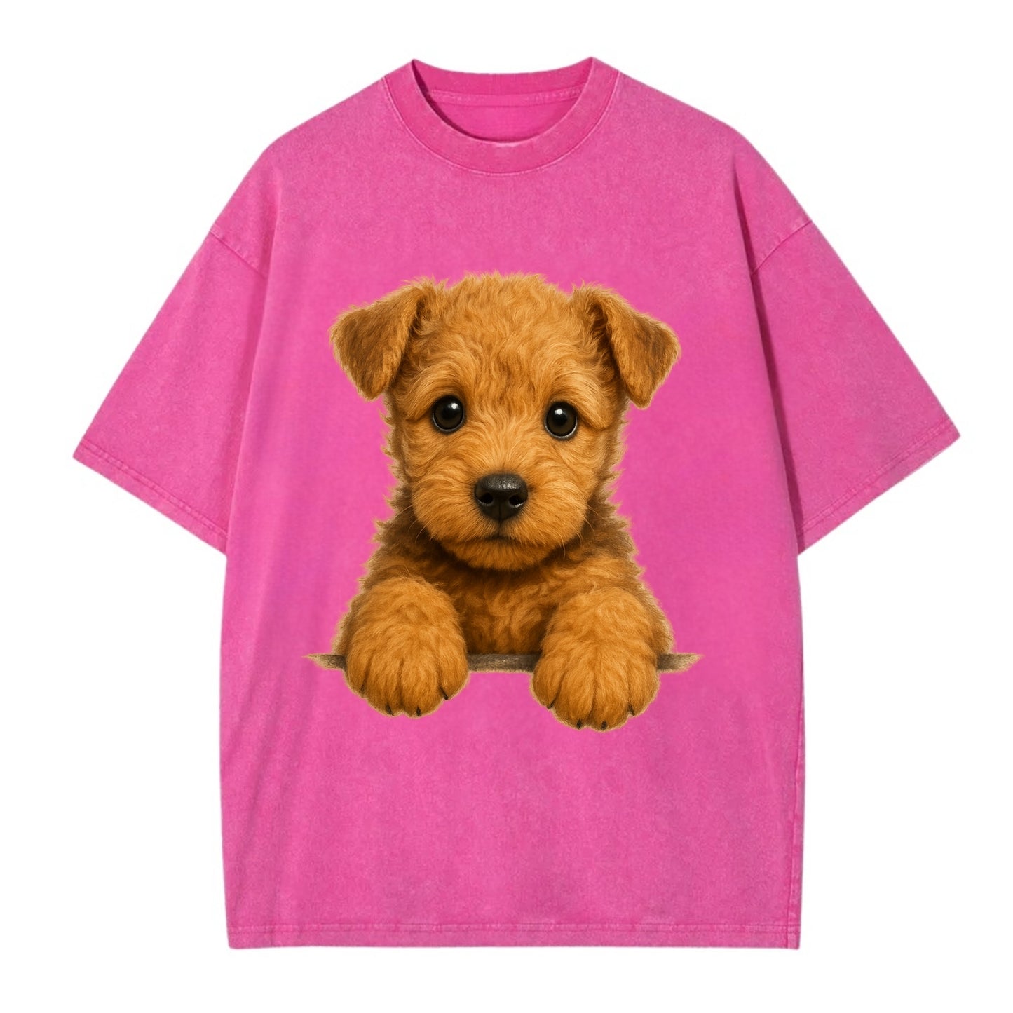 Lakeland Terrier  - Vintage T-shirt - Dusty Rose(Rose)