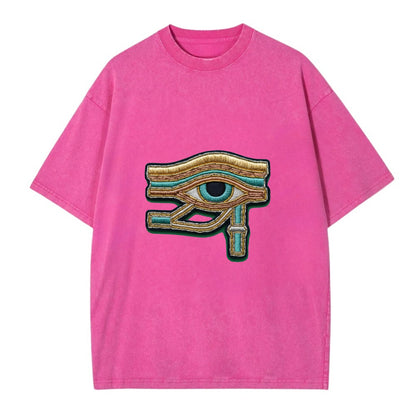 Eye of Horus - Vintage T-shirt - Dusty Rose(Rose)