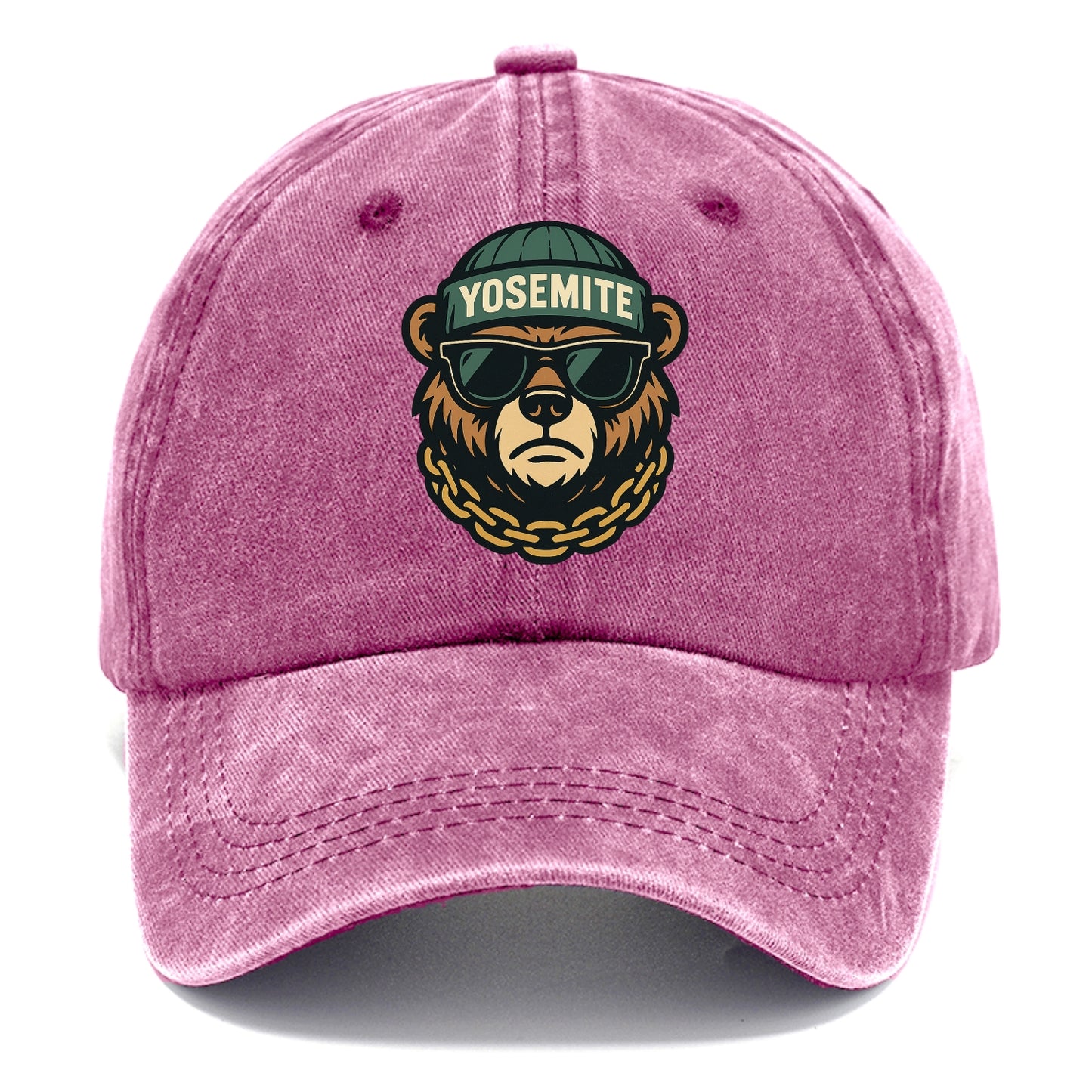 Yosemite Bear - Classic Cap - Dusty Rose(Rose)