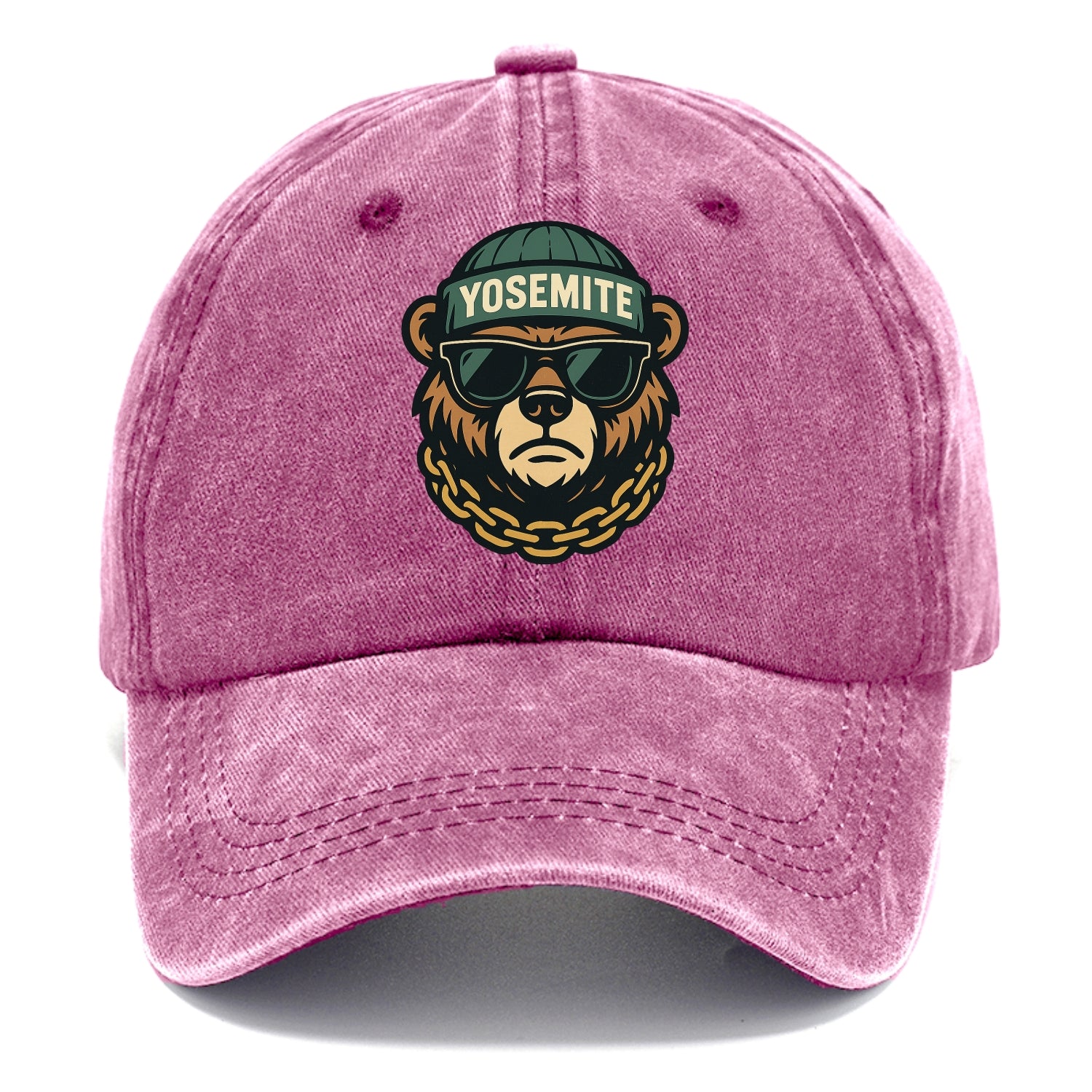 Yosemite Bear - Classic Cap - Dusty Rose(Rose)