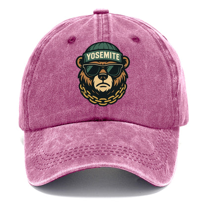 Yosemite Bear - Classic Cap - Dusty Rose(Rose)