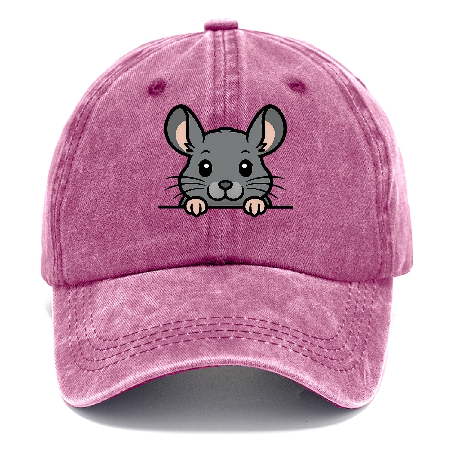 Chinchilla  - Classic Cap - Dusty Rose(Rose)