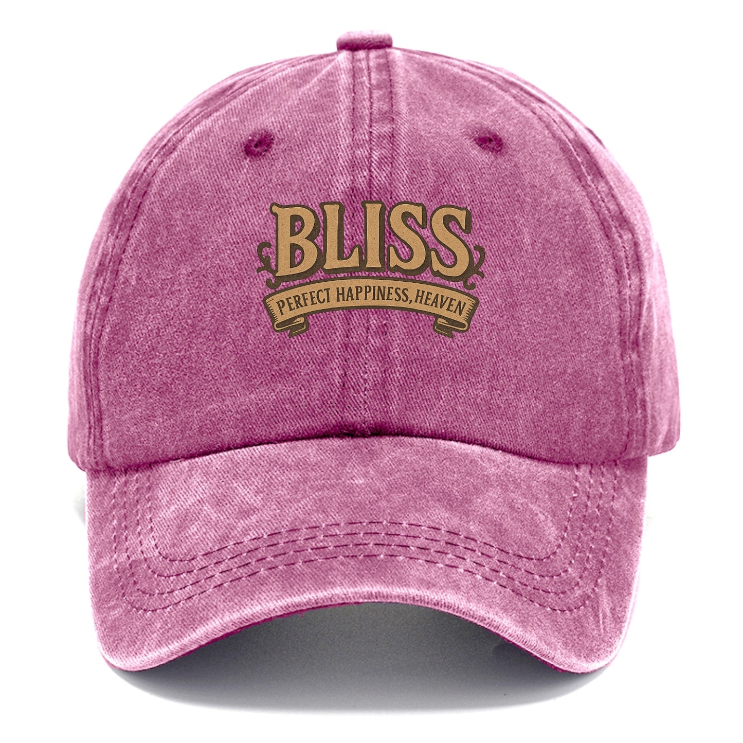 Bold typography design - "BLISS" - perfect happiness, heaven - Classic Cap - Dusty Rose(Rose)