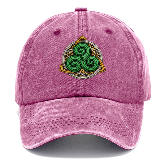 Spiral Knot Triskele - Classic Cap - Dusty Rose(Rose)