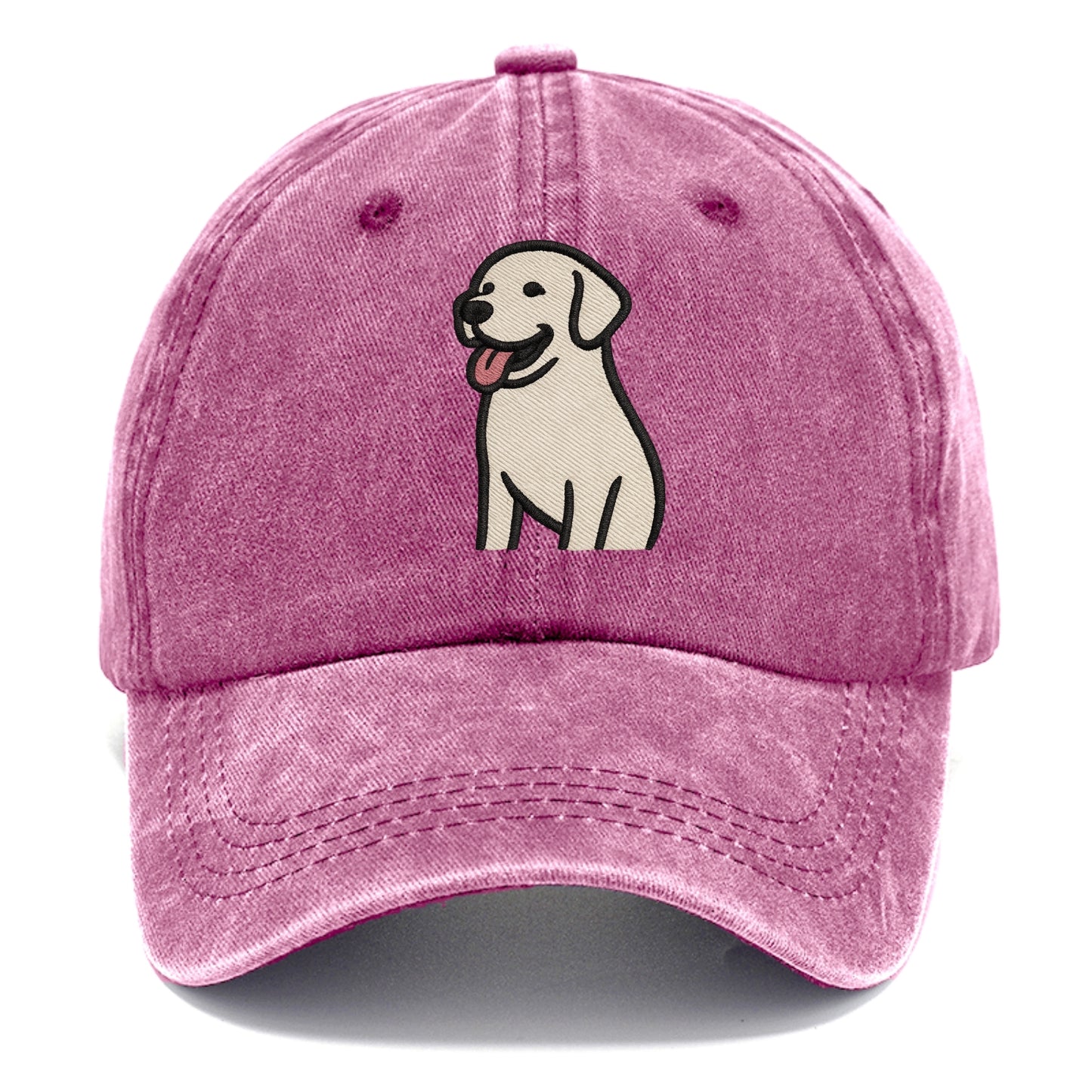 Labrador - Happy panting expression - Classic Cap - Dusty Rose(Rose)