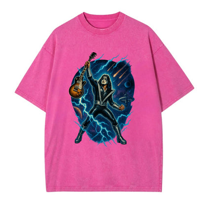 Ace Frehley Cosmic Solo - Vintage T-shirt - Dusty Rose(Rose)