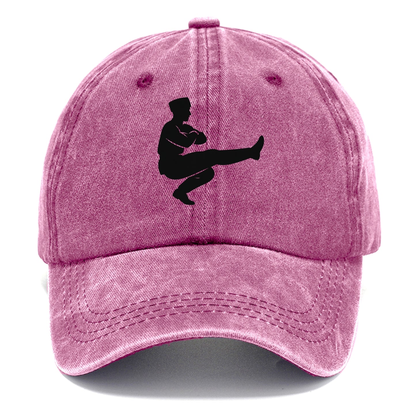 Russian Cossack dancer squat kick - Classic Cap - Dusty Rose(Rose)