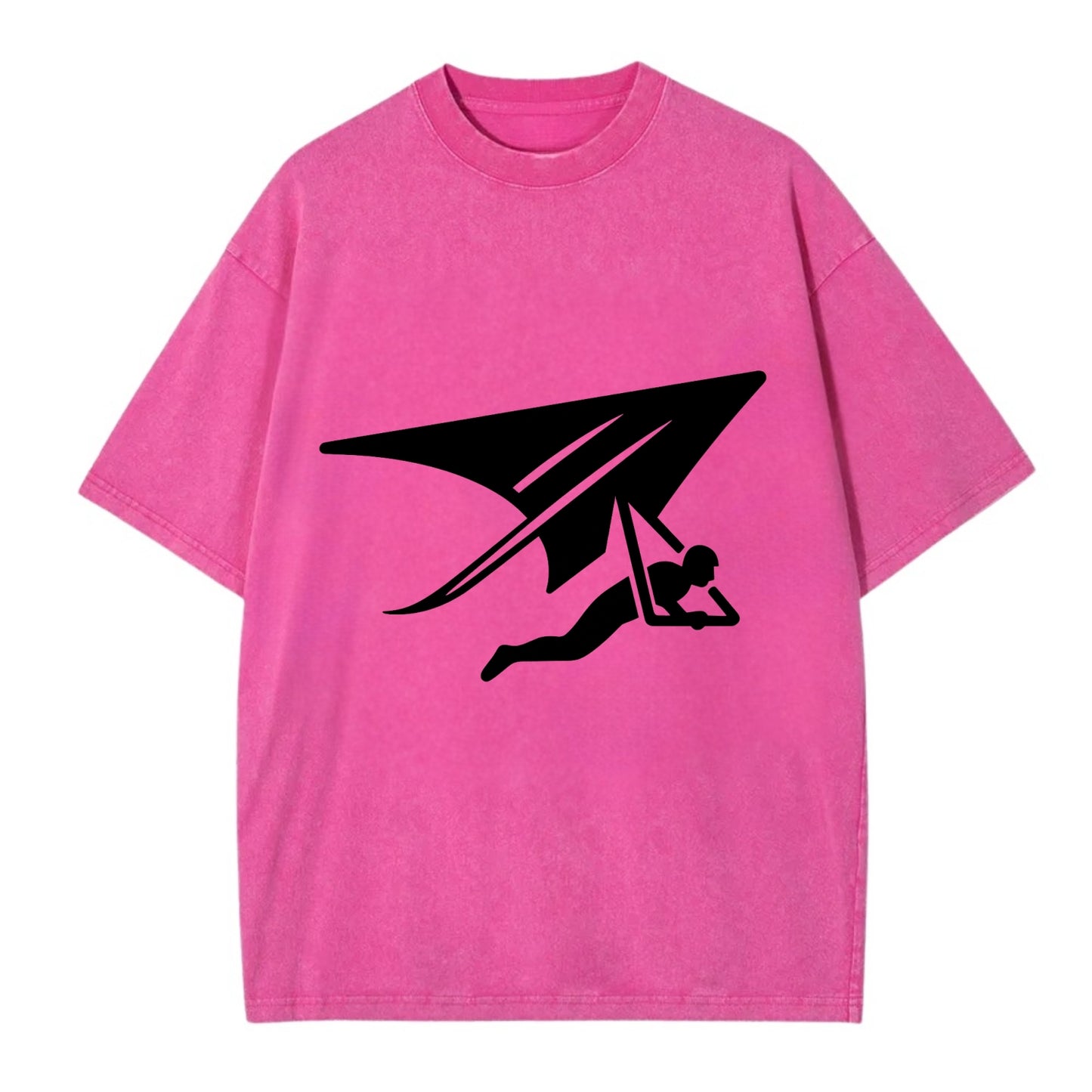 Hang glider soaring - Vintage T-shirt - Dusty Rose(Rose)