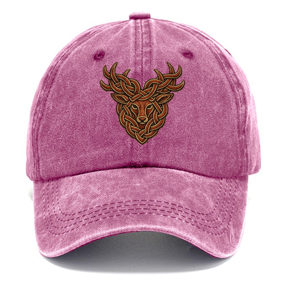 Stag Knot - Classic Cap - Dusty Rose(Rose)