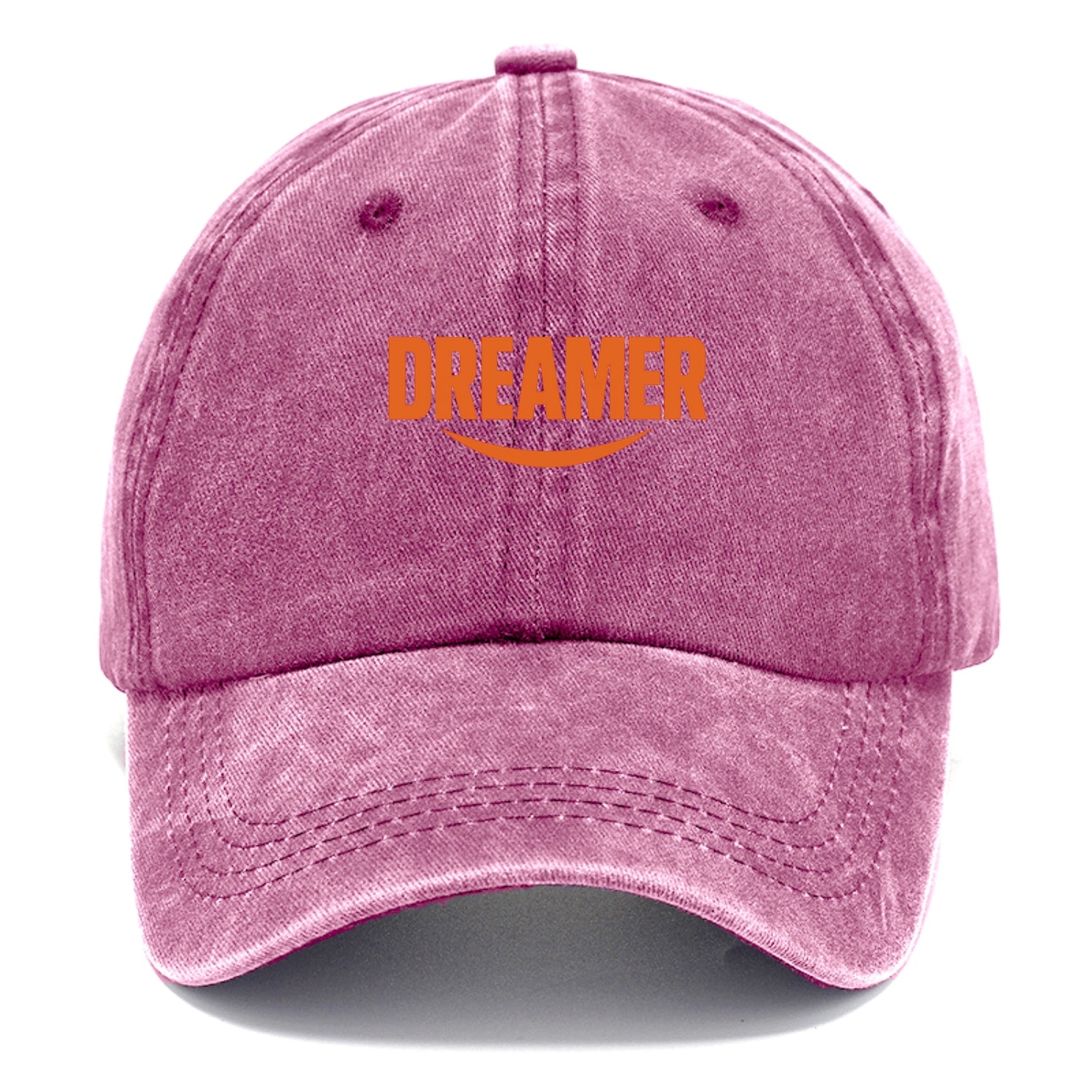 Bold typography design - "DREAMER" - imagination, seeing possibilities - Classic Cap - Dusty Rose(Rose)