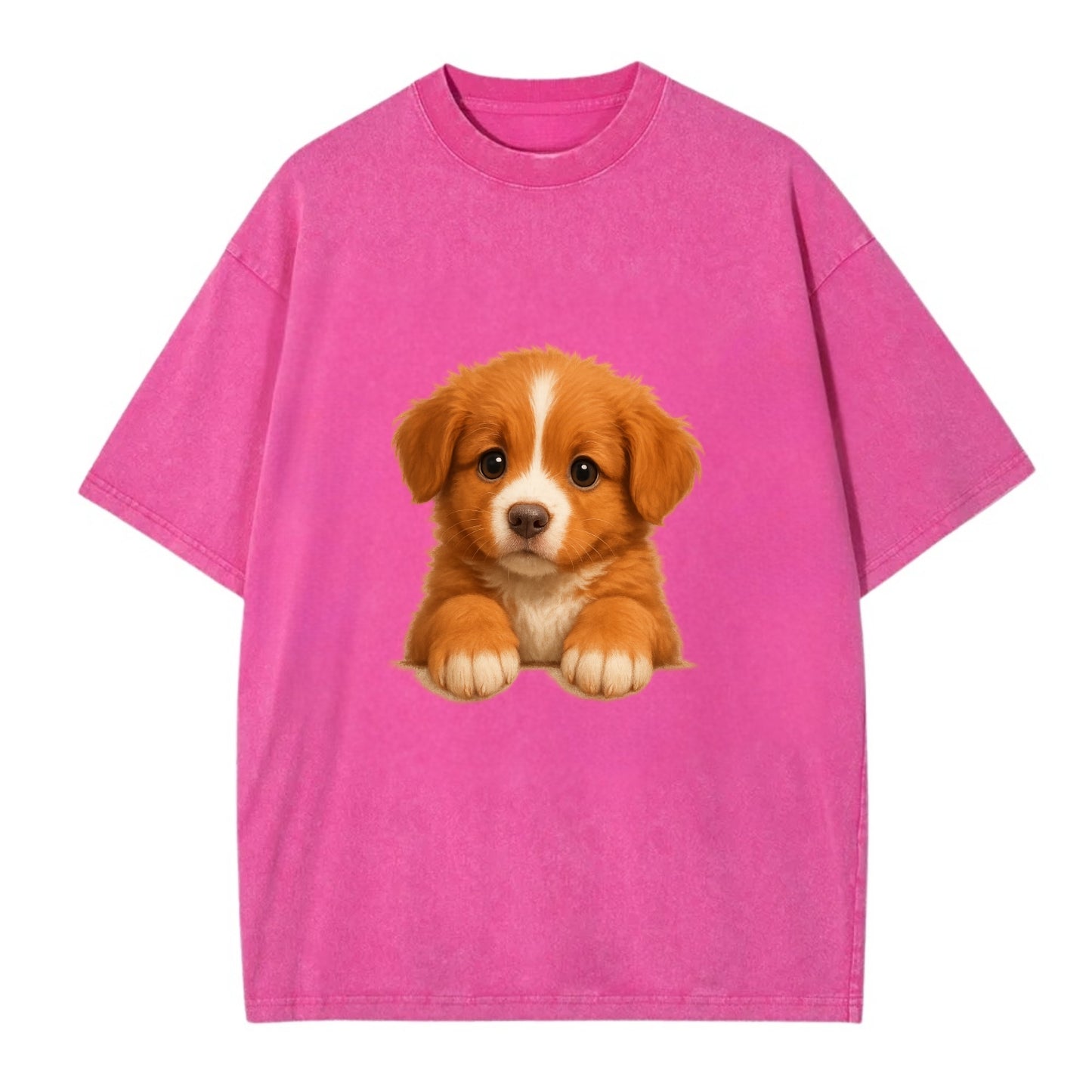 Nova Scotia Duck Tolling Retriever  - Vi - Vintage T-shirt - Dusty Rose(Rose)
