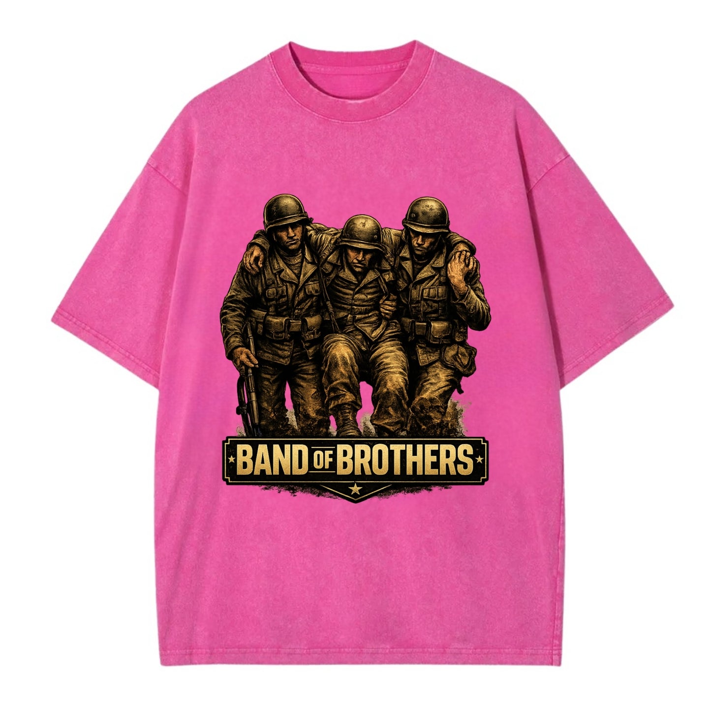 Band Of Brothers - Vintage T-shirt - Dusty Rose(Rose)