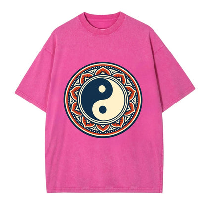 Harmony of Balance - Vintage T-shirt - Dusty Rose(Rose)