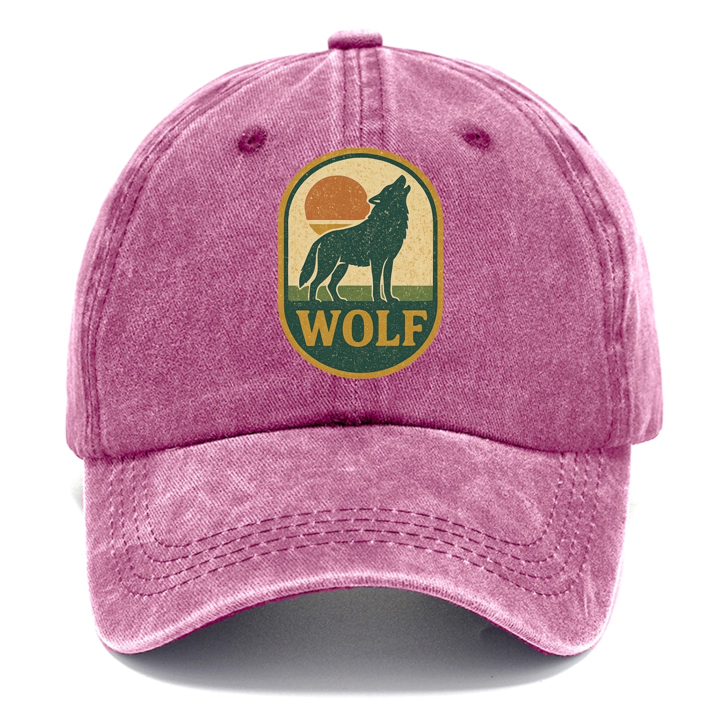 Carbon Fiber Wolf  - Classic Cap - Dusty Rose(Rose)