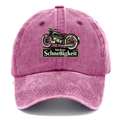 German Speed Motorcycle - Classic Cap - Dusty Rose(Rose)