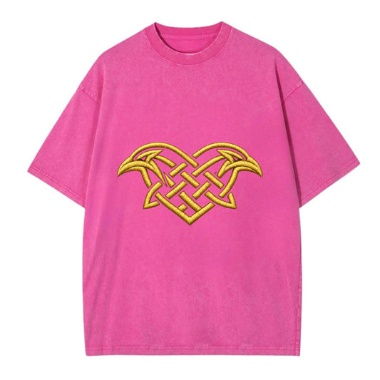 Raven Knot - Vintage T-shirt - Dusty Rose(Rose)