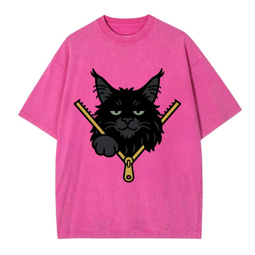 Black Maine Coon - Vintage T-shirt