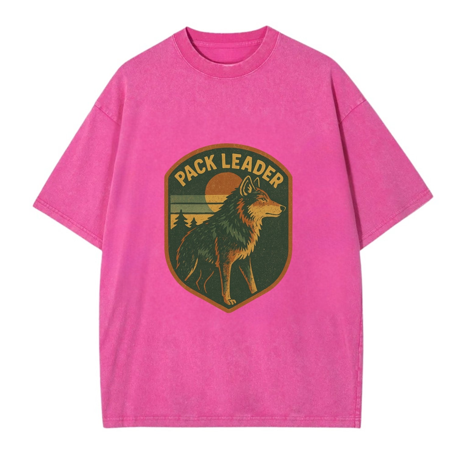 Pack Leader  - Vintage T-shirt - Dusty Rose(Rose)