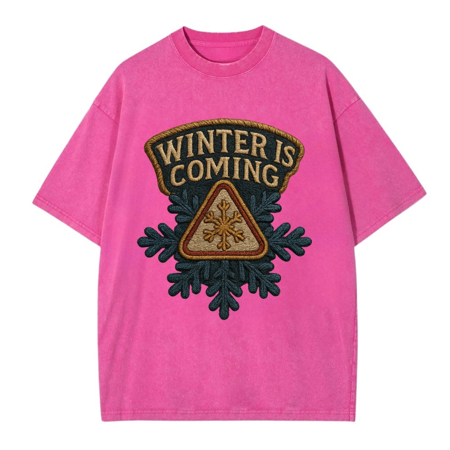 Winter Is Coming  - Vintage T-shirt - Dusty Rose(Rose)