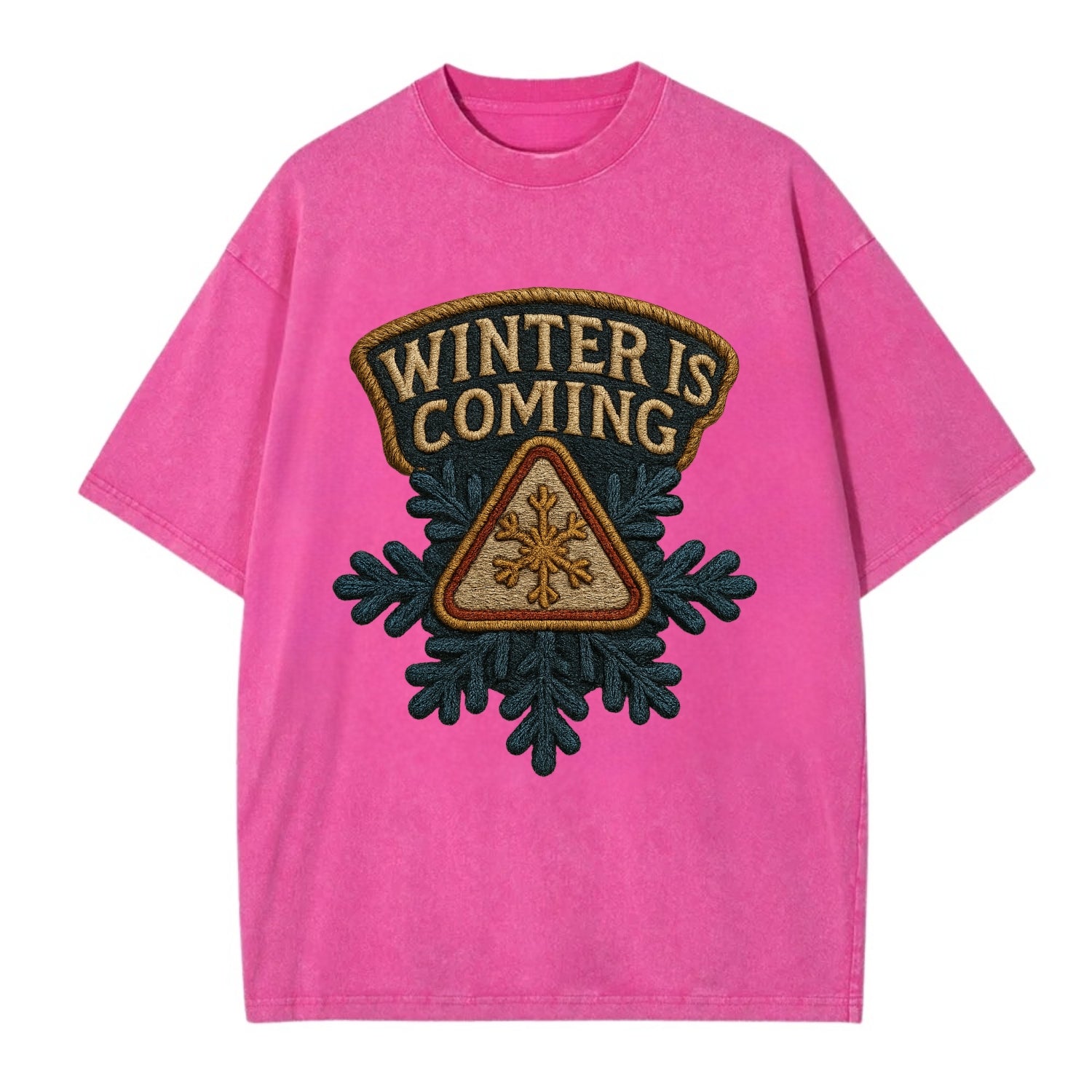Winter Is Coming  - Vintage T-shirt - Dusty Rose(Rose)
