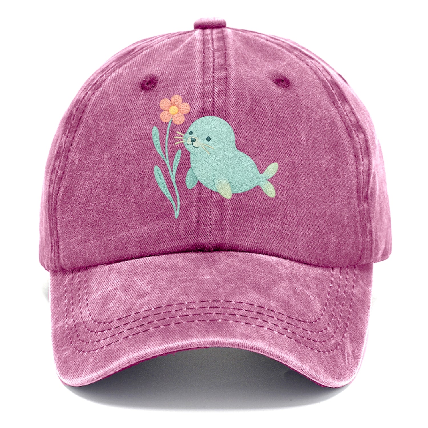 Mint Seal Pup - Classic Cap - Dusty Rose(Rose)