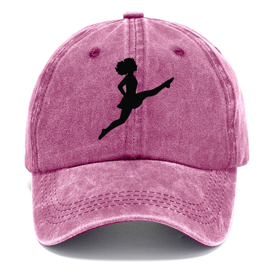 Irish step dancer Riverdance leap - Classic Cap - Dusty Rose(Rose)