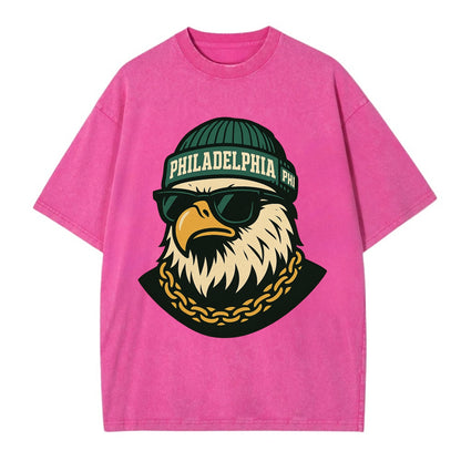 "eagle" "philadelphia" "phi" "green" "us East" - Vintage T-shirt - Dusty Rose(Rose)
