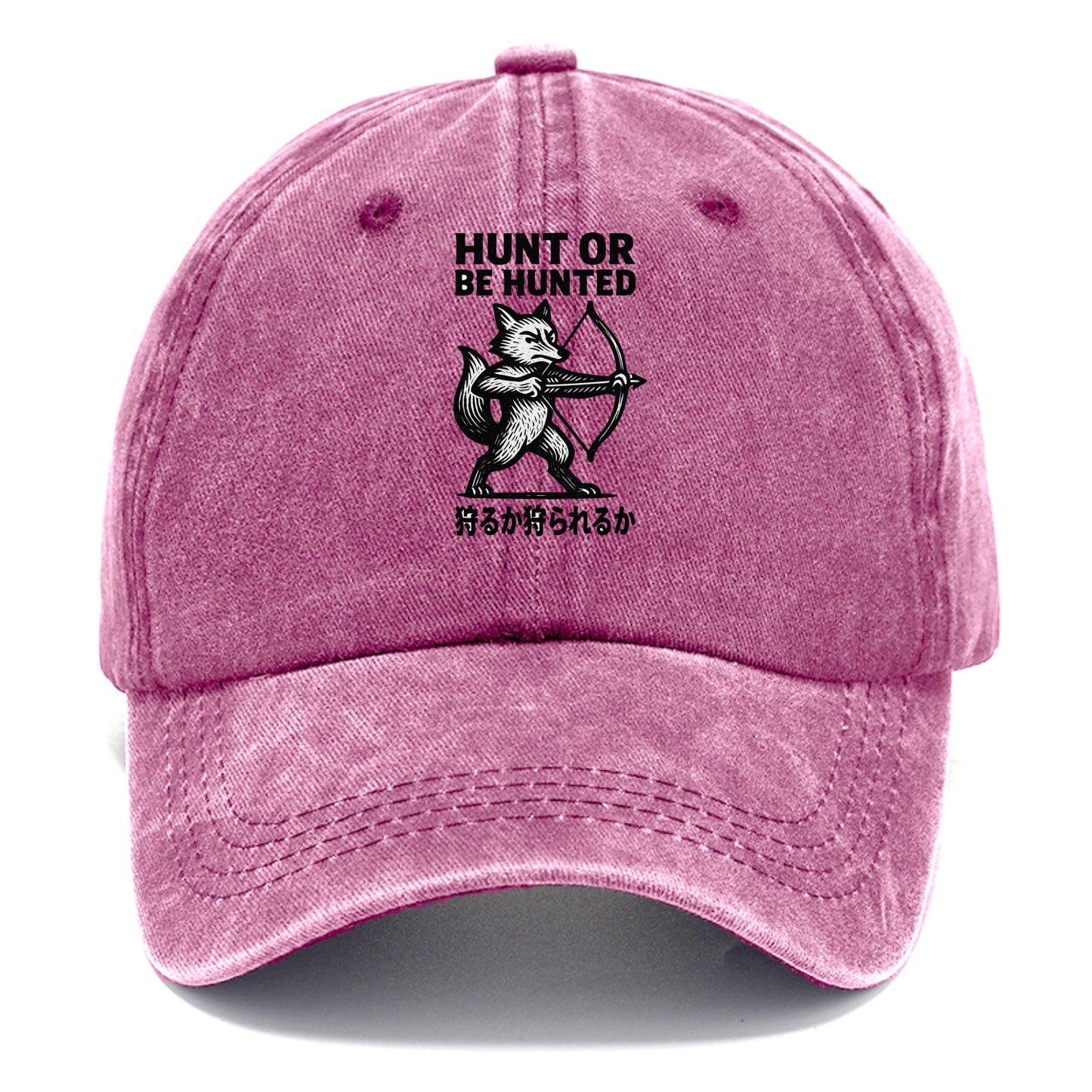 Hunt or Be Hunted - Fox drawing bow and Classic Cap - Dusty Rose(Rose)
