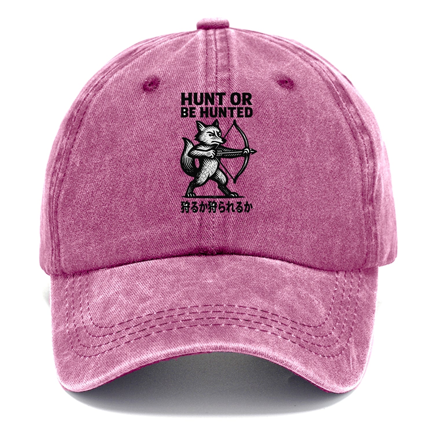 Hunt or Be Hunted - Fox drawing bow and Classic Cap - Dusty Rose(Rose)