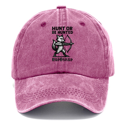 Hunt or Be Hunted - Fox drawing bow and Classic Cap - Dusty Rose(Rose)
