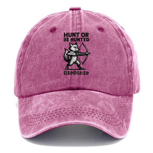 Hunt or Be Hunted - Fox drawing bow and Classic Cap - Dusty Rose(Rose)