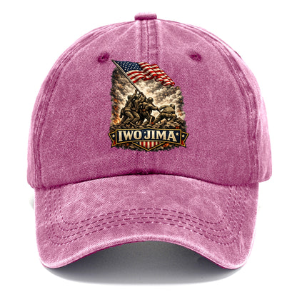 Iwo Jima Flag Raising - Classic Cap - Dusty Rose(Rose)