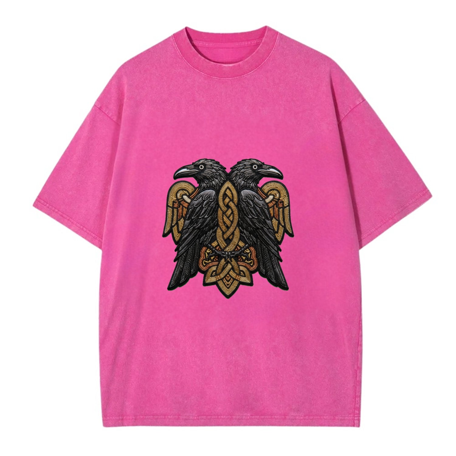 Odin's Ravens - Vintage T-shirt - Dusty Rose(Rose)