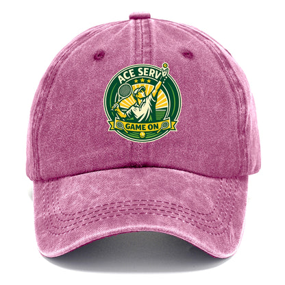 Serving Ace Emblem - Classic Cap - Dusty Rose(Rose)