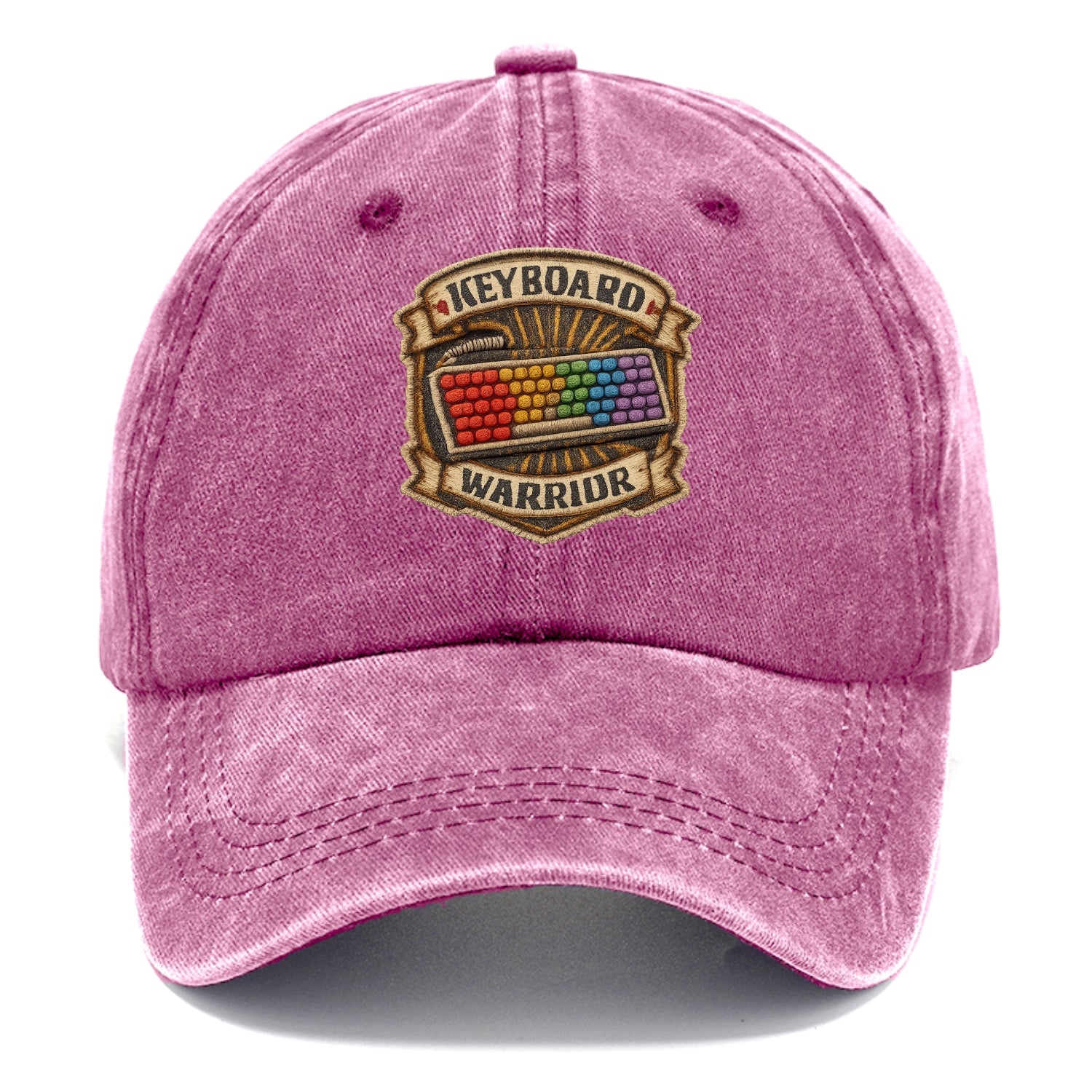 KEYBOARD WARRIOR - mechanical keyboard in RGB rainbow , PC master race - Classic Cap - Dusty Rose(Rose)