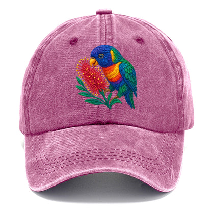 Rainbow Lorikeet Bottlebrush - Classic Cap - Dusty Rose(Rose)